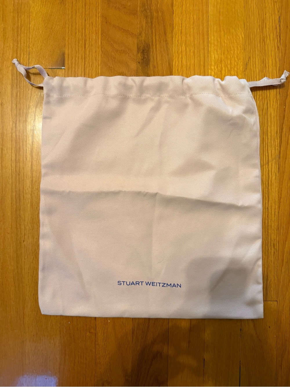 Stuart Weitzman Light Pink Drawstring Dust Bag